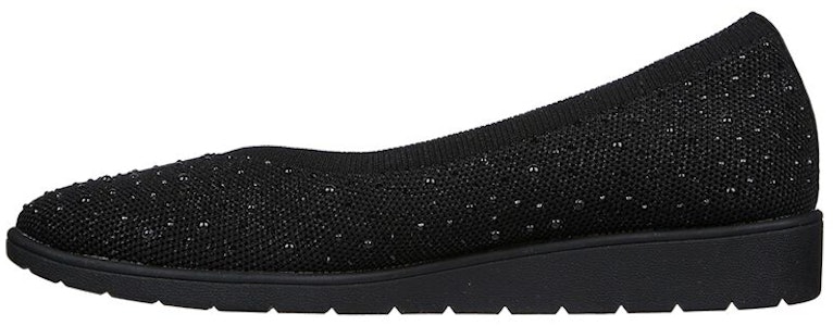 (W) スケッチャーズ Cleo Flex ウェッジ スリッポン (黒) 158568-BBK Buy (W) スケッチャーズ Cleo Flex ウェッジ スリッポン (黒) 158568-BBK