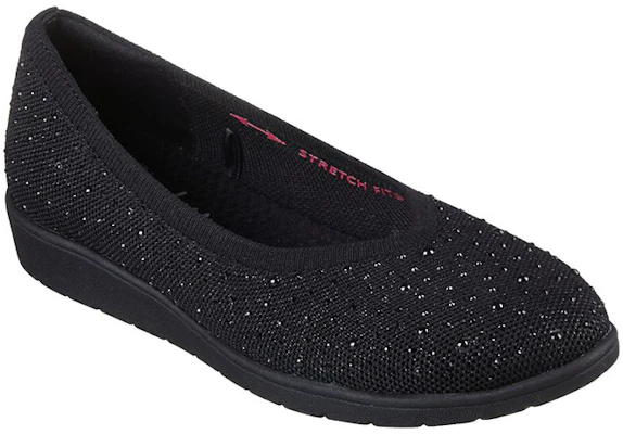 (Women) Skechers Cleo Flex Wedge 'Black Slip-On' 158568-BBK Lookbook (Women) Skechers Cleo Flex Wedge 'Black Slip-On' 158568-BBK