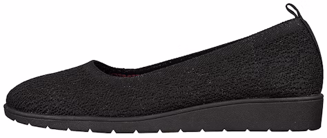 (Women) Skechers Cleo Flex Wedge 'Flipside' 158323-BBK (Women) Skechers Cleo Flex Wedge 'Flipside' 158323-BBK