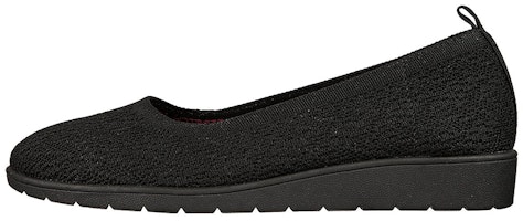 (Women) Skechers Cleo Flex Wedge 'Flipside' 158323-BBK (Women) Skechers Cleo Flex Wedge 'Flipside' 158323-BBK