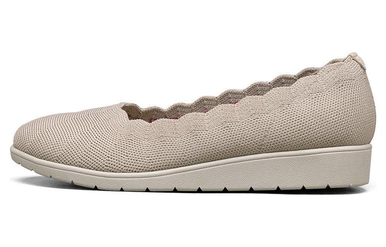 (Women) Skechers Cleo Flex Wedge 'Light Grey Heather' 158156-TPE
