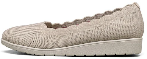 (Women) Skechers Cleo Flex Wedge 'Light Grey Heather' 158156-TPE (Women) Skechers Cleo Flex Wedge 'Light Grey Heather' 158156-TPE