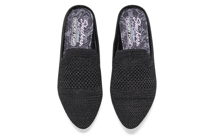 Shop (Women) Skechers Cleo Slip-On 'Black Casual' 44874-BLK