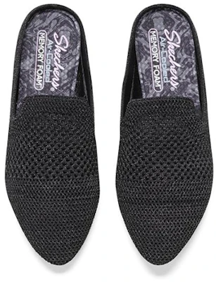 (Women) Skechers Cleo Slip-On 'Black Casual' 44874-BLK Shop (Women) Skechers Cleo Slip-On 'Black Casual' 44874-BLK