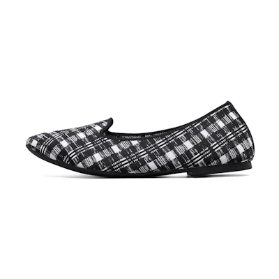 (W) Skechers Cleo Slip-On 'Black White'