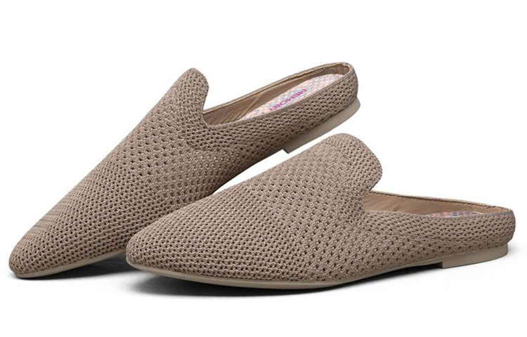 Lookbook Skechers Cleo 一脚蹬休閒拖鞋 女款 褐色