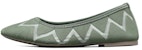 (W) Skechers Cleo Slip-On 'Hijau' 158035-SAGE