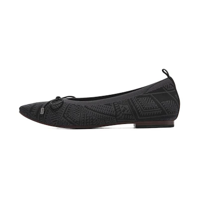 (W) Skechers Cleo Snip 'Black Grey Slip-On'
