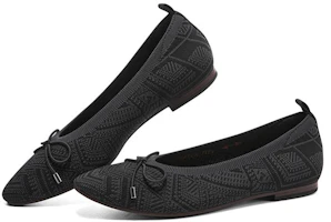 Lookbook (W) Skechers Cleo Snip 'Hitam Abu Slip-On' 158294-BKCC