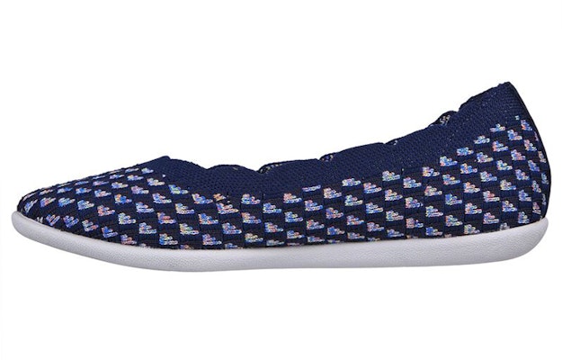 (Women) Skechers Cleo Sport 'Blue White' 158451-NVMT Buy (Women) Skechers Cleo Sport 'Blue White' 158451-NVMT