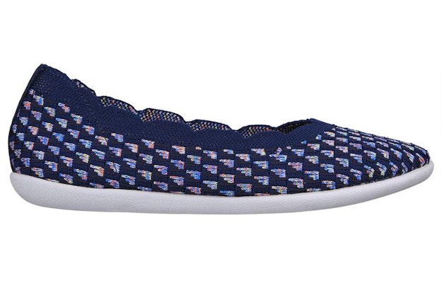 (Women) Skechers Cleo Sport 'Blue White' 158451-NVMT Order (Women) Skechers Cleo Sport 'Blue White' 158451-NVMT