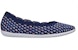 (W) Skechers Cleo Sport 'Biru Putih' 158451-NVMT