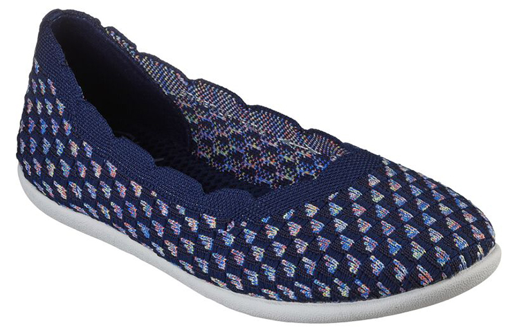 Lookbook (Women) Skechers Cleo Sport 'Blue White' 158451-NVMT