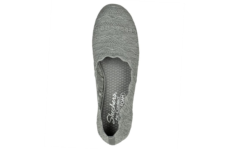 Lookbook (Women) Skechers Cleo Sport 'Grey Slip-On' 158455-GRY
