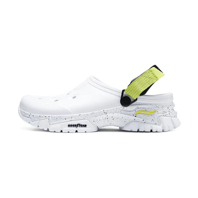 (W) Skechers Clog 'Black Yellow White'