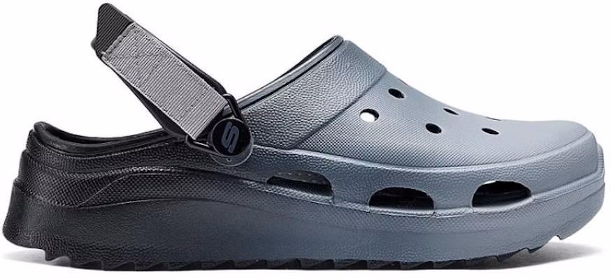(Women) Skechers Clog 'Blue Black' 111583-BKGY Order (Women) Skechers Clog 'Blue Black' 111583-BKGY