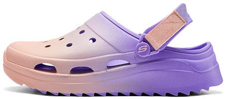 (Women) Skechers Clog 'Breathable Pink Purple' 111583-PRPK (Women) Skechers Clog 'Breathable Pink Purple' 111583-PRPK