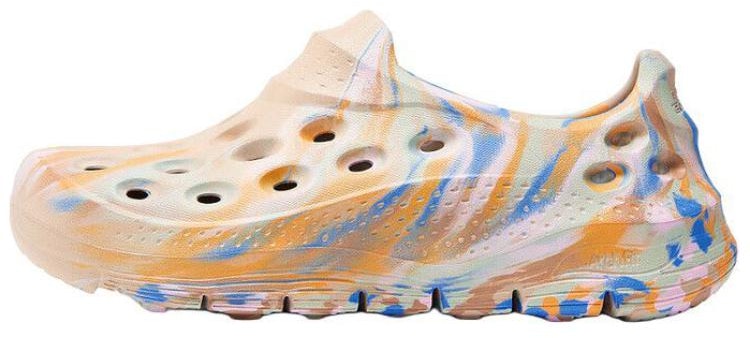 women-skechers-clog-orange-blue-111426-ntmt