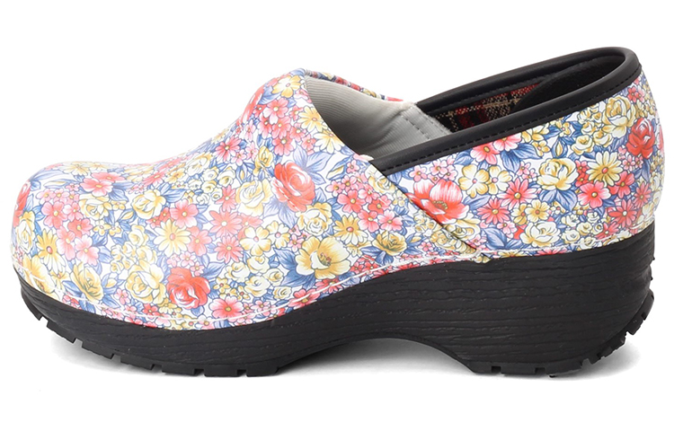 (Women) Skechers Clog SR-Candaba 'Black White Multicolor' 77227-MULT