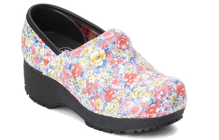 Lookbook (Women) Skechers Clog SR-Candaba 'Black White Multicolor' 77227-MULT