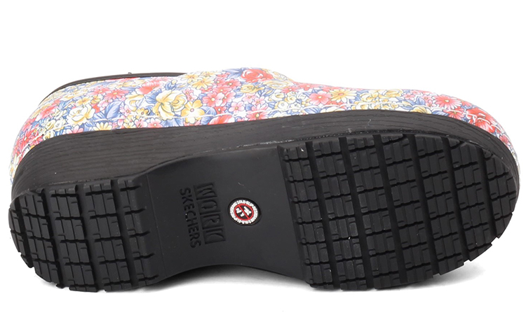 Details for (Women) Skechers Clog SR-Candaba 'Black White Multicolor' 77227-MULT