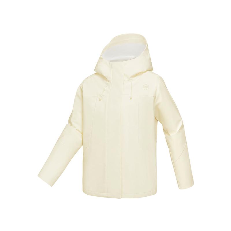(Women) Skechers Comfort Windproof Warm Long-Sleeve Jacket Corn White P125W126-01PJ