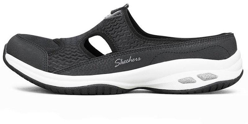 (Women) Skechers Commute Time 'Black Fashion Slipper' 44917-BLK Buy (Women) Skechers Commute Time 'Black Fashion Slipper' 44917-BLK