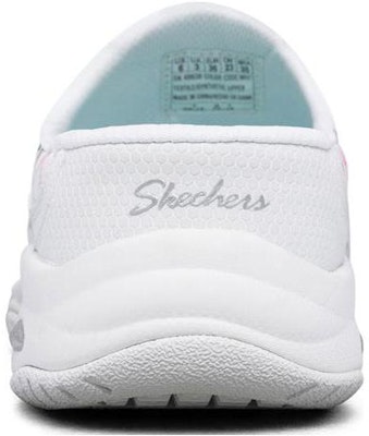 (Women) Skechers Commute Time 'White Fashion Mule' 49636-WHT Shop (Women) Skechers Commute Time 'White Fashion Mule' 49636-WHT
