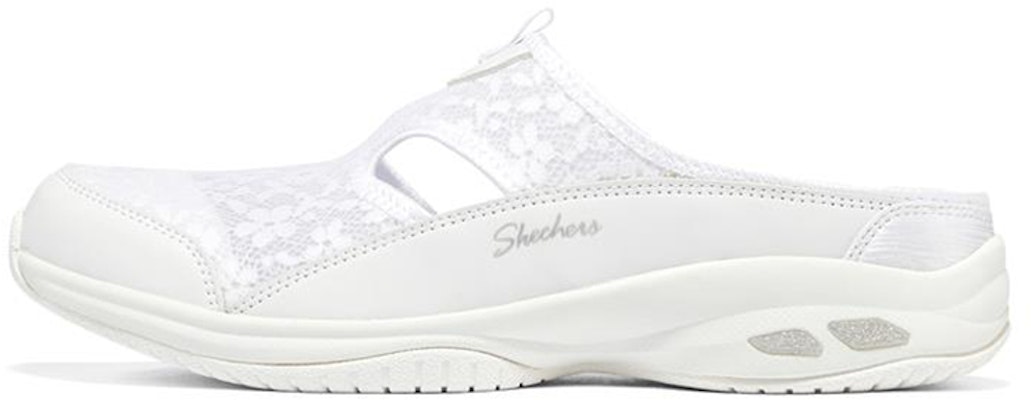 (Women) Skechers Commute Time 'White Mule' 100502-WHT Buy (Women) Skechers Commute Time 'White Mule' 100502-WHT