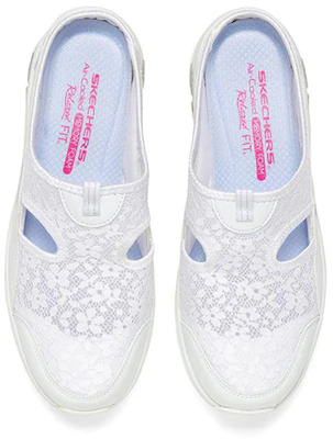 (W) Skechers Commute Time 'Putih Mule' 100502-WHT Shop (W) Skechers Commute Time 'Putih Mule' 100502-WHT