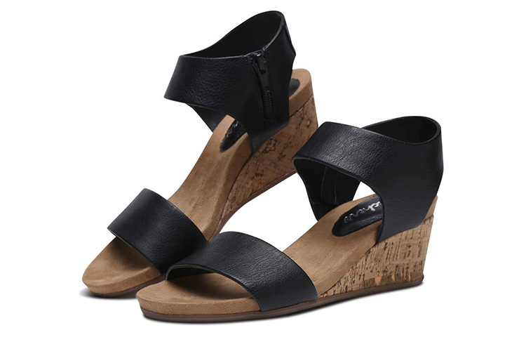 Lookbook (Women) Skechers Cool Step 'Fashion Black Sandals' 38674-BLK