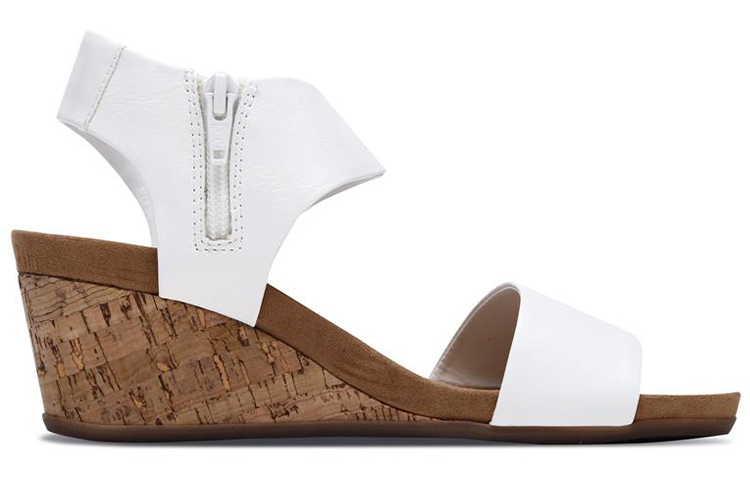 Order (Women) Skechers Cool Step Sandal 'White Fashion' 38674-WHT