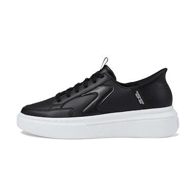 (W) Skechers Court Classics 'Black and White'