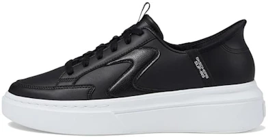 (Women) Skechers Court Classics 'Black and White' 185081-BKW (Women) Skechers Court Classics 'Black and White' 185081-BKW