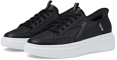 Order Skechers 經典法庭 合成皮 順適回彈 減震輕便透氣 低筒 板鞋 女款 黑白