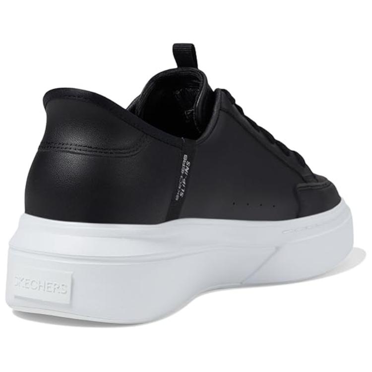 Lookbook (Women) Skechers Court Classics 'Black and White' 185081-BKW