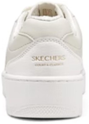 (Women) Skechers Court Classics 'Synthetic Leather Comfort Tower' 185160-OFWT Shop (Women) Skechers Court Classics 'Synthetic Leather Comfort Tower' 185160-OFWT