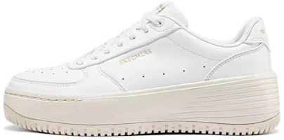 (Women) Skechers Court Classics 'White Beige' 185110-WNT (Women) Skechers Court Classics 'White Beige' 185110-WNT