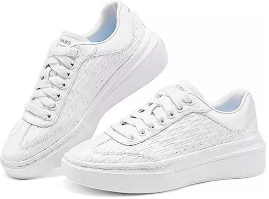(W) 스케쳐스 코트 클래식 '화이트 컴포트' (Skechers Court Classics '화이트 컴포트') 185066-WHT Lookbook (W) 스케쳐스 코트 클래식 '화이트 컴포트' (Skechers Court Classics '화이트 컴포트') 185066-WHT