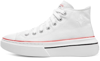 (Women) Skechers Court Classics High 'Comfort White' 185063-WHT (Women) Skechers Court Classics High 'Comfort White' 185063-WHT