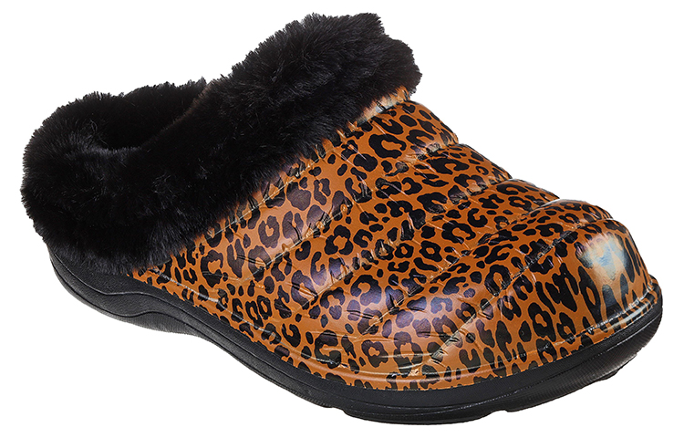 Lookbook (Women) Skechers Cozy Camper Lined 'Leopard Print' 111357-BKMT