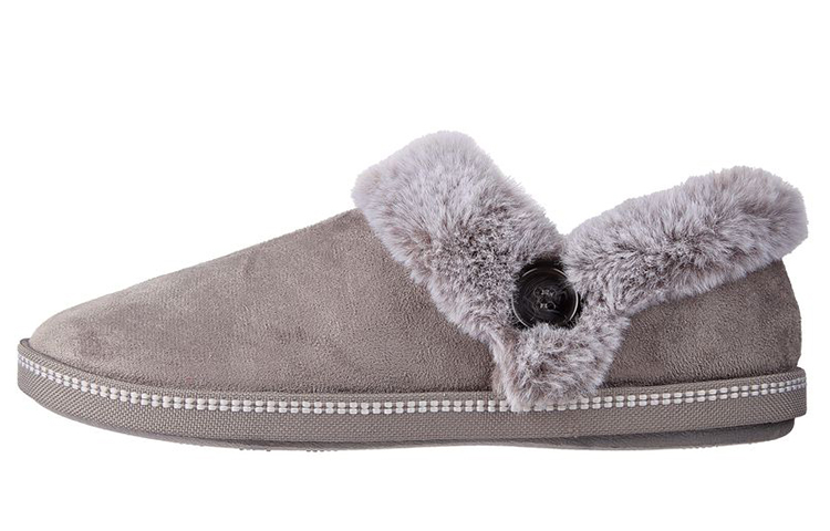 (Women) Skechers Cozy Campfire-Fresh Toast 'Grey Fleece' 167219-CCL