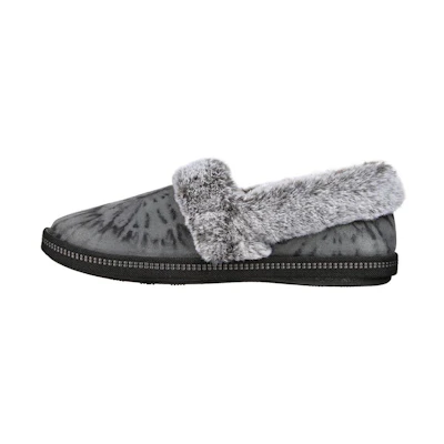 (W) Skechers Cozy Campfire-Slumber Party 'Black Fleece Lined'