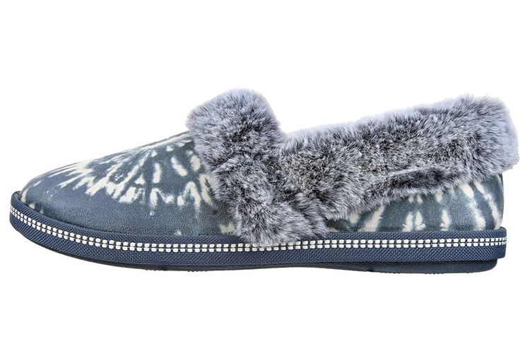 (Women) Skechers Cozy Campfire-Slumber Party 'Blue Plush' 167224-NVY