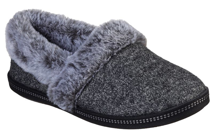 Shop (Women) Skechers Cozy Campfire-Wakey 'Grey Black Fleece' 44362-CCL