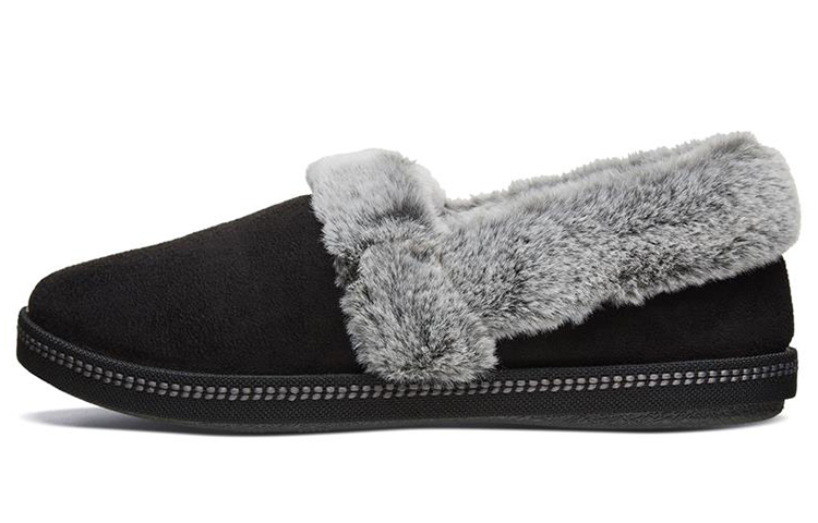 (Women) Skechers Cozy Campfire 'Black Fleece Lined' 32777-BLK