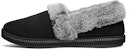 (W) Skechers Cozy Campfire 'Lapik Bulu Hitam' 32777-BLK
