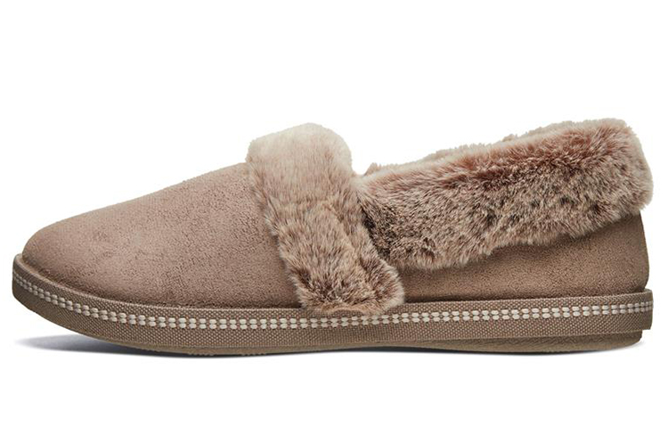(Women) Skechers Cozy Campfire 'Deep Charcoal Brown Fleece' 32777-DKTP