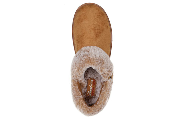Lookbook (W) Skechers Cozy Campfire 'Fresh Toast - Chestnut' Sepatu Hangat Coklat Tua 167219-CSNT