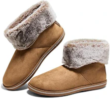Lookbook Skechers Cozy Campfire 保暖防滑 短筒 雪地靴 女款 栗色